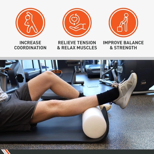 Foam Roller, Full Round 6" x 36" - Picture 3 of 7