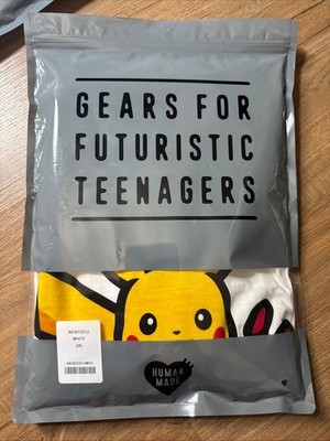 HUMAN MADE x Pokemon MADE GRAPHIC T-SHIRT RED Pikachu white