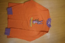 Dickies x Brain Dead Orange Purple Waffle Knit Rabbit Graphic Sweater Men's S