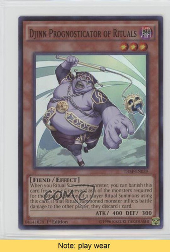 2015 Yu-Gi-Oh! - The Secret Forces Djinn Prognosticator of Rituals READ 0u9