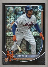 2025 Bowman Chrome Baseball Mega Box Black Refractors #22 Juan Soto /10