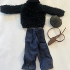 GI JOE FRENCH RESISTANCE FIGHTER outfit gun shoulder holder SOTW VINTAGE 1966