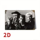 Tin Metal Signs Home Décor Vintage Aluminum Decoration About Depeche ModeUsed fo