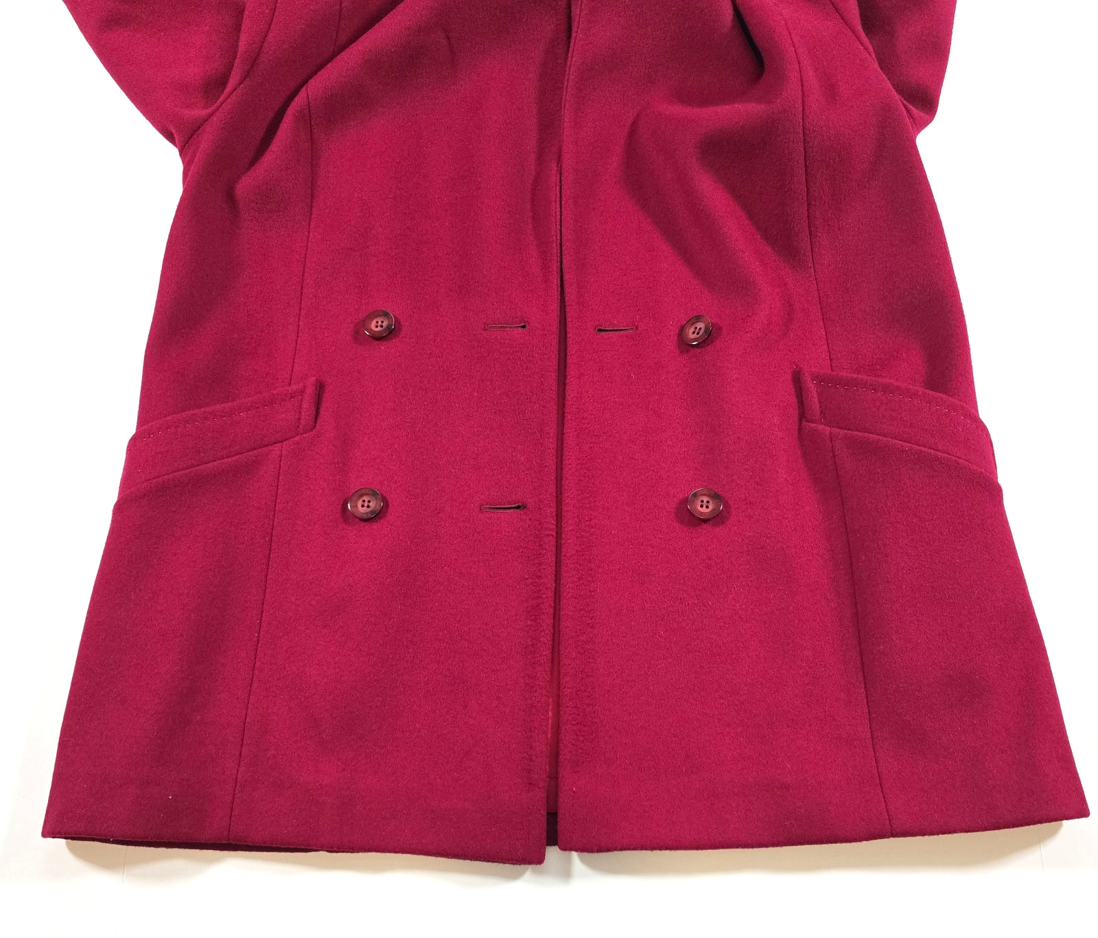 PENDLETON WOOL DOUBLE BREASTED PEA COAT WOMENS Sz… - image 6