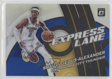 2021 Donruss Optic Express Lane Blue Prizm 16/85 Shai Gilgeous-Alexander #17 yf4