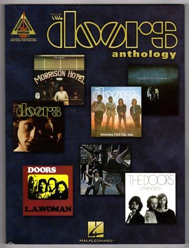 THE DOORS Anthology songbook includes interviews w Ray Manzarek & Robby Krieger