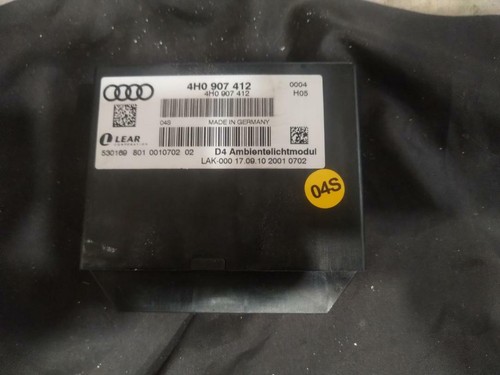 2011-2017 AUDI A8 A8L S8 D4 - COMFORT CONTROL KEYLESS ENTRY MODULE 4H0907412 - Picture 2 of 3