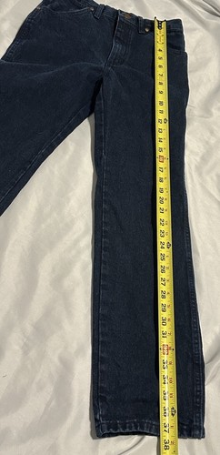 Wrangler Jeans Men's Size 26x30 Dark Wash Wranglers - Picture 8 of 10