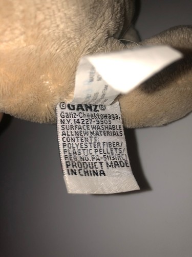 Ganz Webkinz Pug Plush Dog Stuffed Animal No Code HM105 Retired - Picture 6 of 9