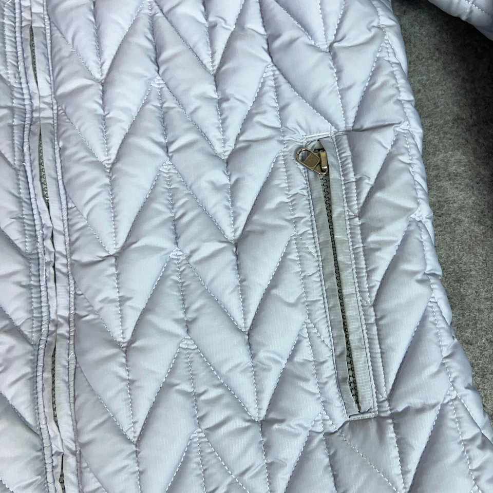 Vintage Patagonia Womens Jacket Small Blue Puffer Coat Chevron Quilted USA Gorp - Image 2 of 4