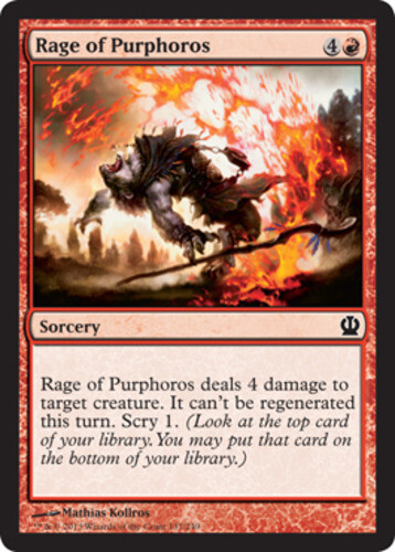 Rage of Purphoros Light Play, English Magic the Gathering MTG Theros - Picture 1 of 1