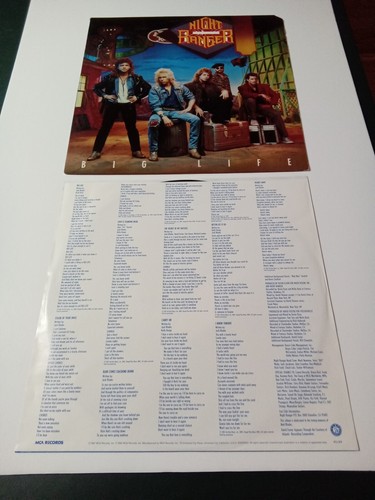 Night Ranger - Big Life 1987 Original LP 33rpm Vinyl MCA-5839 TOP - Bild 6 von 10