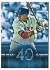 2015 Topps Series 1 Free Agent 40 David Ortiz F40-6 Boston Red Sox