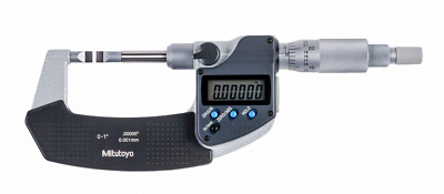Mitutoyo 422-371-30 - Digimatic Blade Micrometer N.R.S Type D, 0'' - 1''  SPC IP54