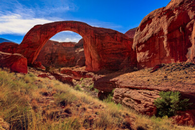Wandbild: Schöne Felsformation im Glen Canyon in der Nähe von Lake Powell, [...]