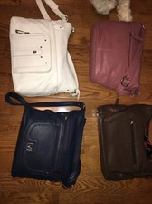 Lot Of 4 Stone Mountain Leather Handbags