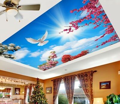 3D Pigeon Floret 902 WallPaper Murals Wall Print Decal Wall Deco AJ WALLPAPER