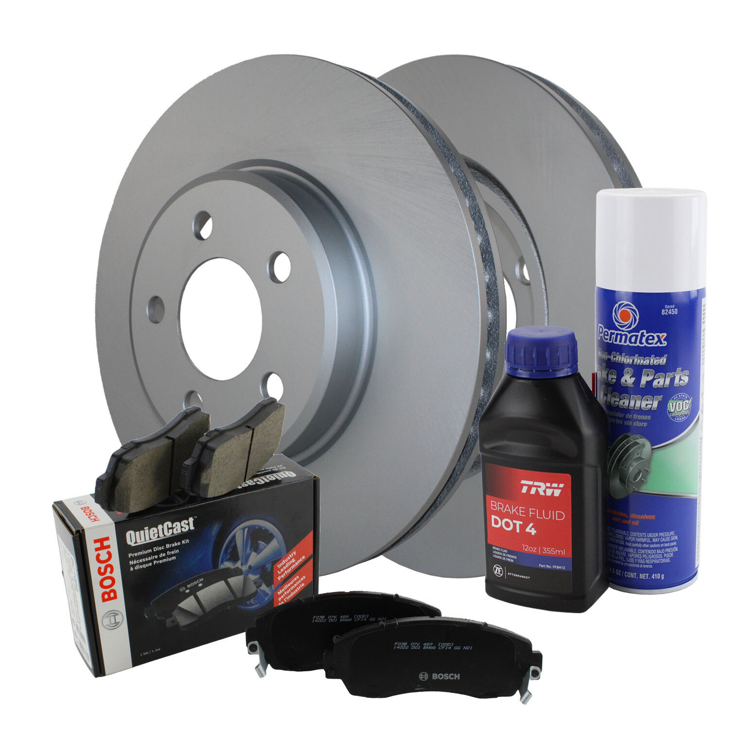 Front Std Brake Kit 320mm Rotors  Bosch Ceramic Pads For 300 Challenger Charger