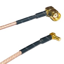 RG316 RP-SMA MALE ANGLE to SSMB Male Angle RF Cable Rapid-SHIP LOT