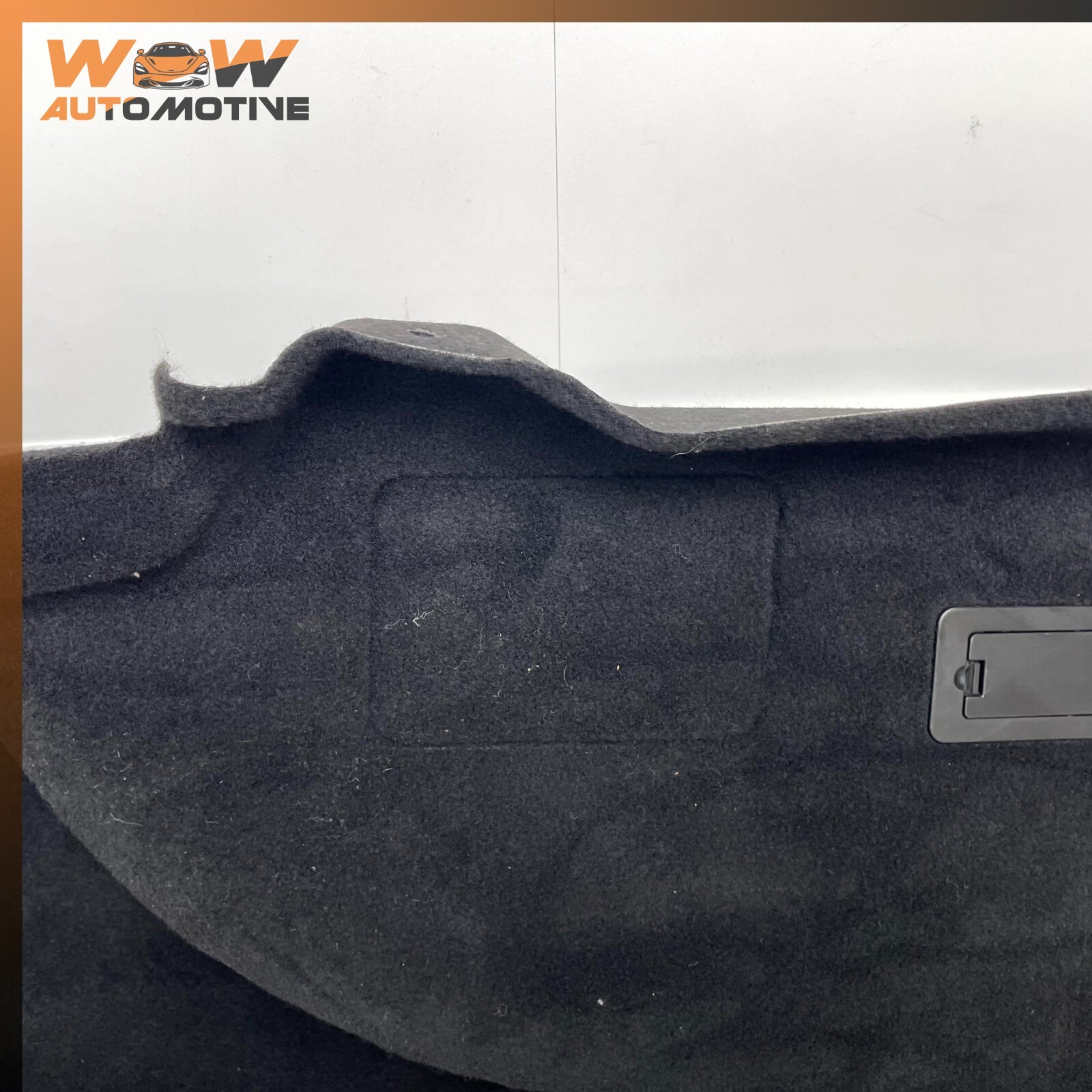14-17 MASERATI GHIBLI LEFT REAR TRUNK SIDE QUARTER PANEL CARPET TRIM OEM