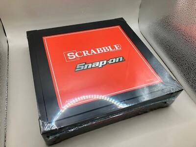 Brandneu Snap-On Werkzeuge Scrabble Set in Holzkiste Sammlerstück - SSX21P125