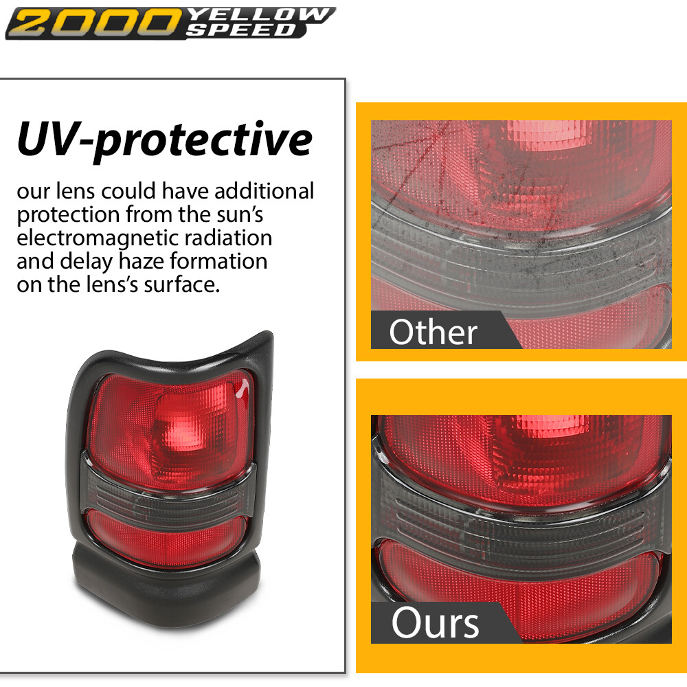 Fit For 1994-2001 Dodge Ram 1500 94-02 2500 3500 Pickup Tail Lights Brake Lamps