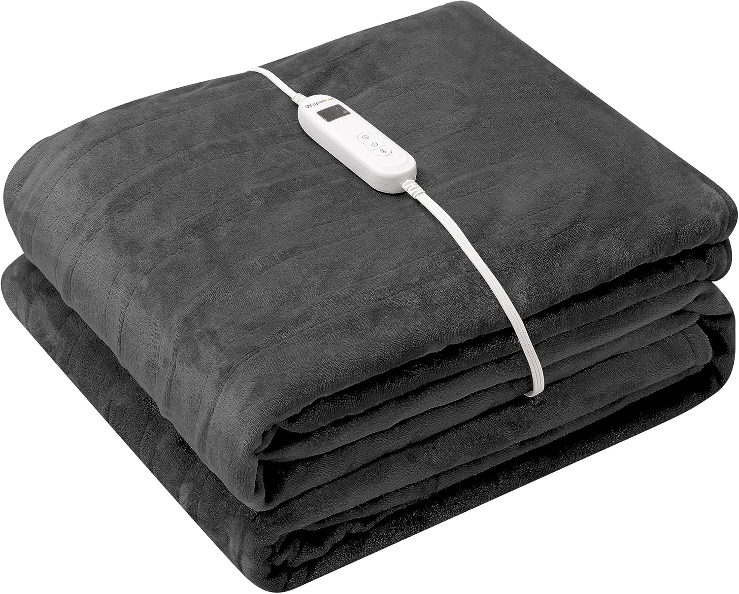 Heated Electric Throw Blanket with 10 Heat Settings and 4 Auto-Off Timers