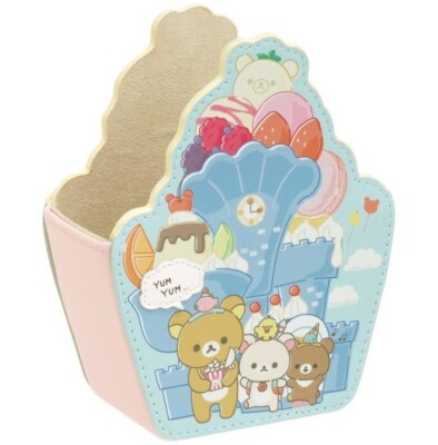 San-X Rilakkuma Odd Funny Amusement Park Multi Pen Stand Holder Cup Organizer