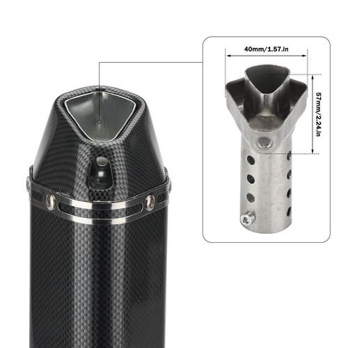 Stylish 51mm Slip-on Motorcycle Exhaust - High-Quality Muffler with DB Killer - Picture 5 of 12