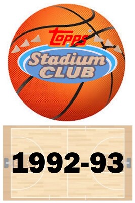 1992-93 Topps Stadium Club Basketball  ***Your Choice***  Buy More and Save!