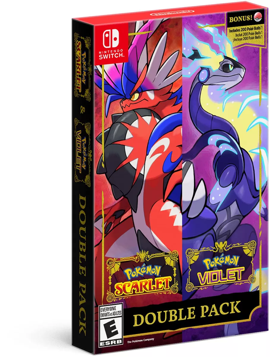 Pokemon Scarlet & Pokemon Violet Double Pack for Nintendo