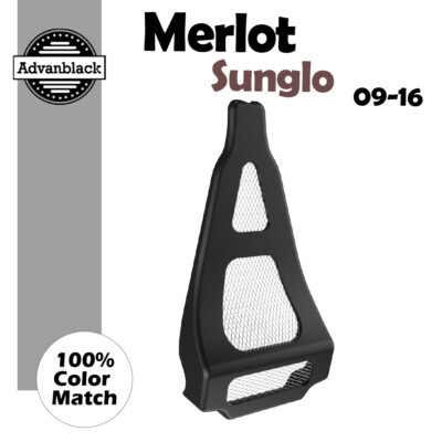 Merlot Sunglo ABS Chin Spoiler Fits Air-Cooled Harley Davidson Touring 2009-2016