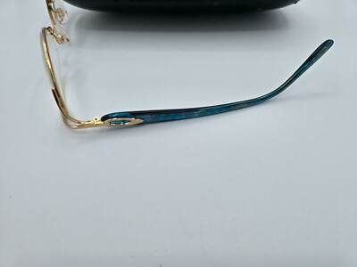 Silhouette Eyeglasses M 6448 /80 V 6053 Gold/ Blue Oval  display picture 3
