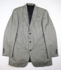 BACHRACH - MEN'S SILK WOOL BLEND BLAZER JACKET - SIZE 42L