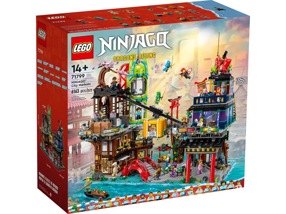 ミニカー 玩具 100台 (中古品) LEGO 71799 Ninjago City Markets 6163 pieces New | eBay