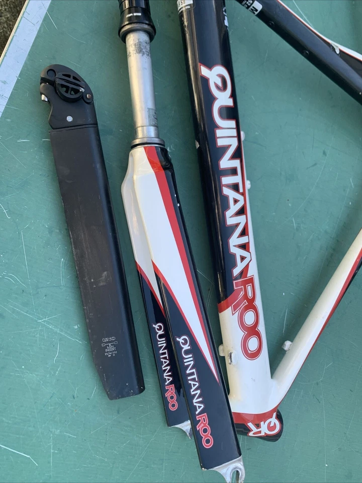 Cuadro Quintana Roo Tequilo 52 cm Aero Time Trail QR freno de llanta 700c tamaño de rueda Foto 2 de 4