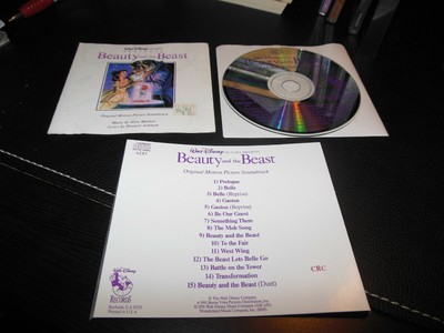 Disney Cd Soundtrack Beauty And The Beast Exc Belle Gaston Beast Ebay