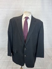 Vintage Brooks Brothers Men's Dark Gray Wool Blazer 46R 795 Two Button