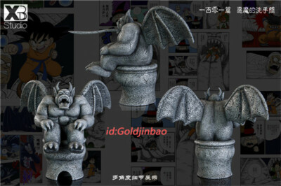 Dragon Ball Devil's Toilet Resin Model Painted Statue Battle Stand