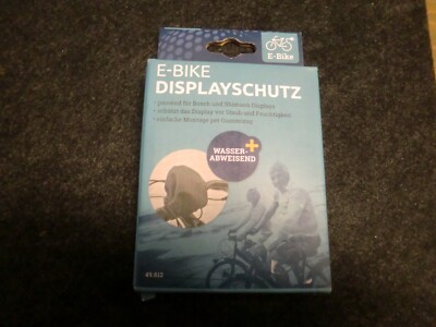 E-Bike Displayschutz  für Bosch & Shimano Displays wasserabweisend 220mm neu OVP