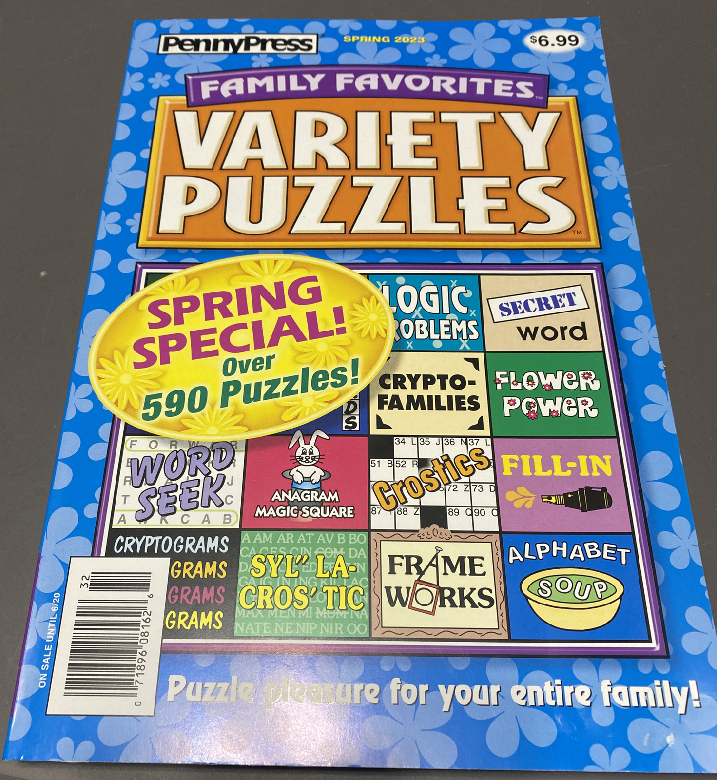 Penny Press Family Favorites Variety Puzzles Spring 2023 New eBay