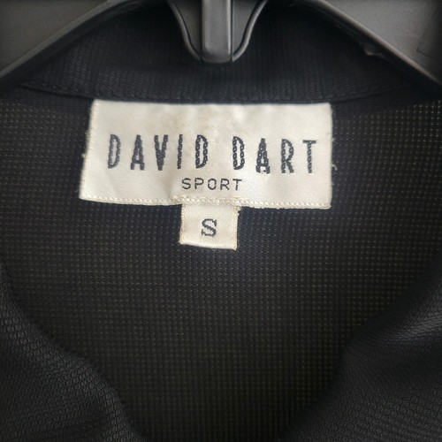 Blusa DAVID DART SPORT Talla Pequeña Lagenlook Vintage Manga Larga Negra Abotonada - Imagen 5 de 7