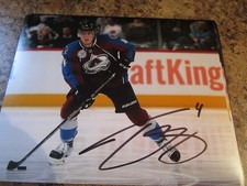 TYSON BARRIE AUTOGRAPHED 8X10 MATTE PHOTO COLORADO AVALANCHE KELOWNA ROCKETS (H)