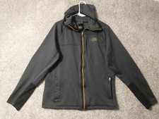 The North Face Sweater Women's Medium Gray Full Zip Hooded Ladies