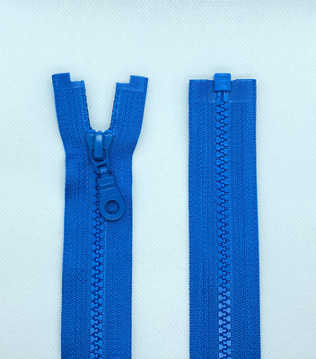 Jajasio 2 Reißverschlüsse Teilbar - 60cm Türkis, Kunststoff Für Jacken & Kleidung