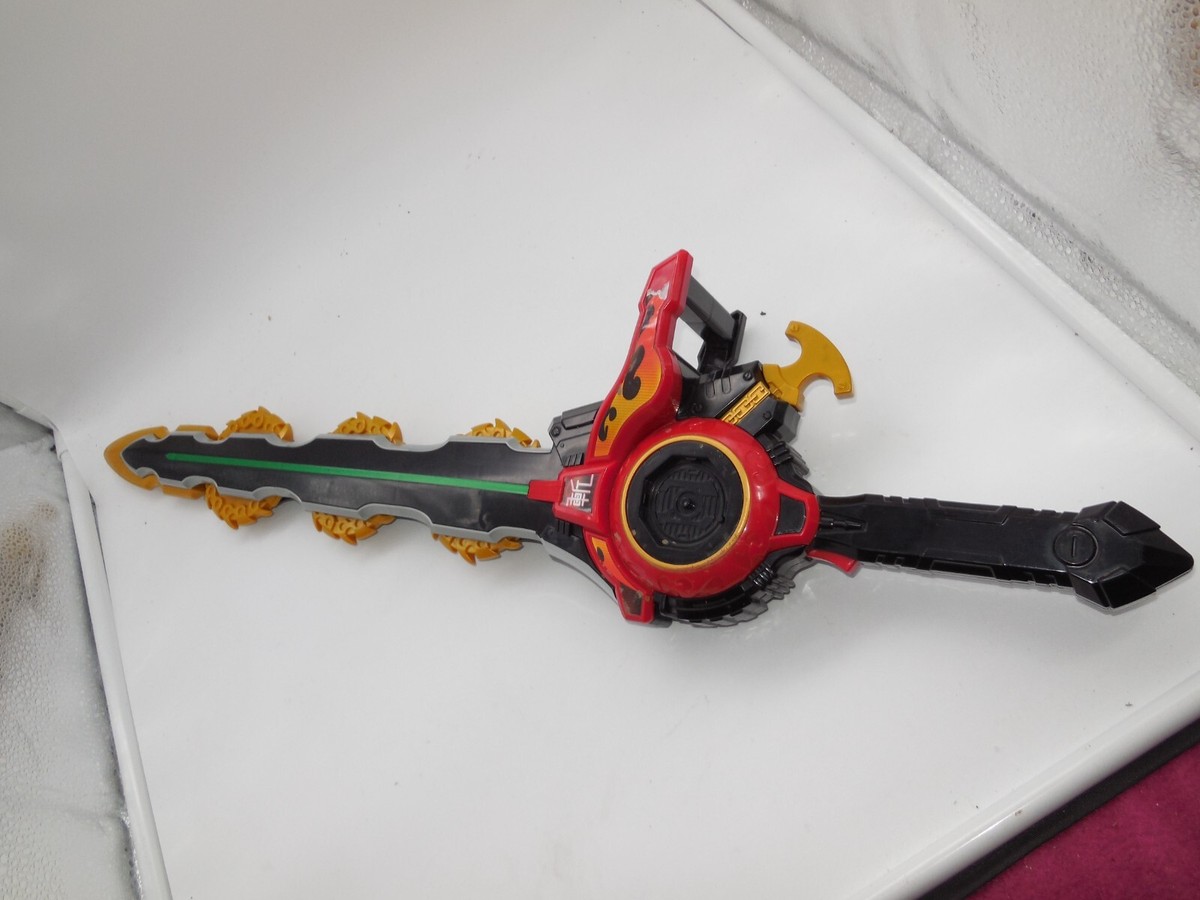 D2 Power Rangers Ninja Steel Master Blade Chainsaw Sword Bandai Works