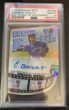 2023 Bowman Best - Enmanuel Bonilla Reel To Reel Auto #41/150 - PSA 10 Blue Jays