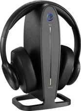 Insignia NS-HAWHP2 RF Wireless Over the Ear Headphones - Black
