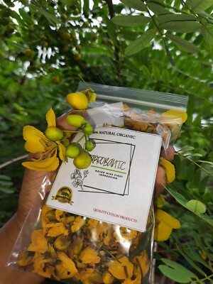 USA Grade Organic Matura Avarampo Pure Tea Senna Flower Cassia auriculata 50g