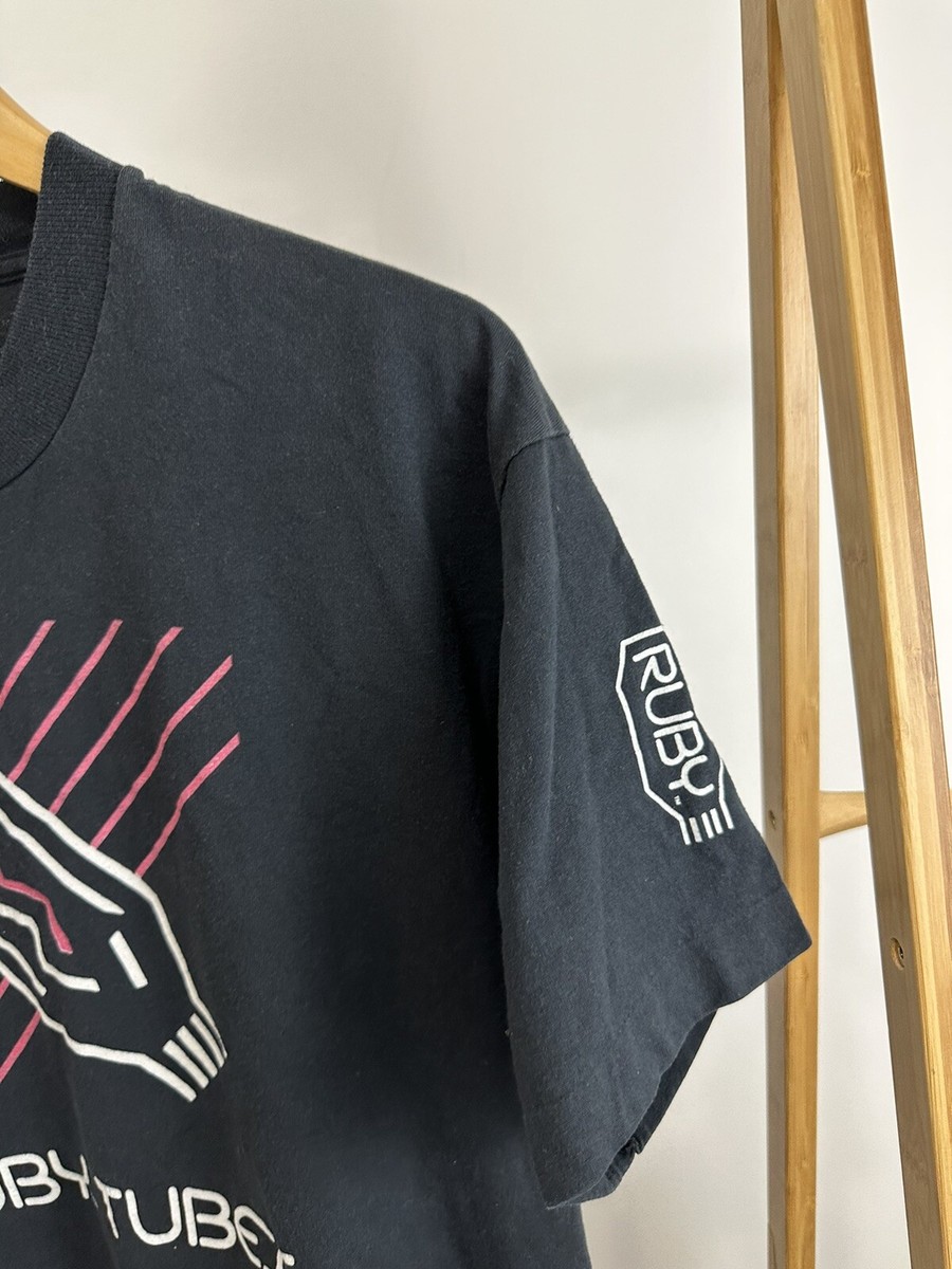 VTG Ruby Tubes The Tube Sounds Of The 90s Single Stitch Black T-Shirt XL View 4